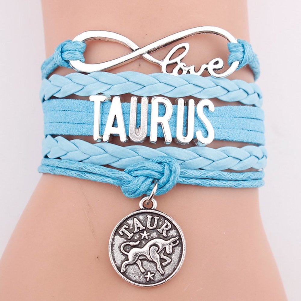 Sagittarius Bracelet Brown Leather Silver - Picture 11 of 12
